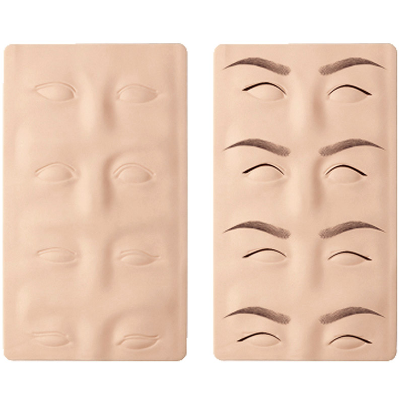 BoLin-Oft Silicone 3D Eyebrow Tattoo Practice Skin Bl-00247