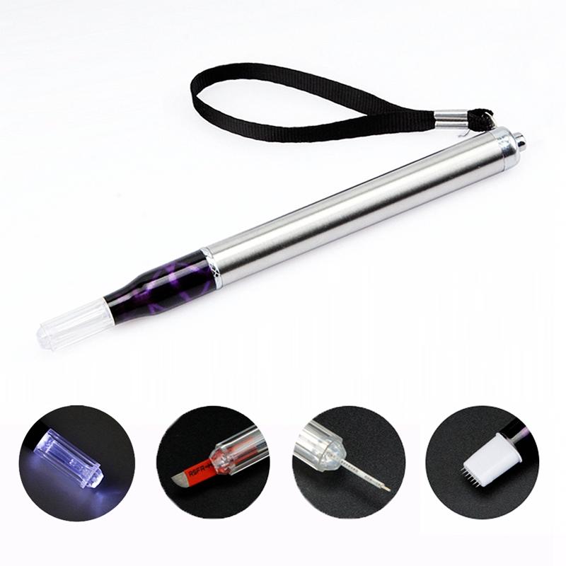 Multifunctional Microblade Eyebrow Manual Tattoo Pen With Light BL-00286