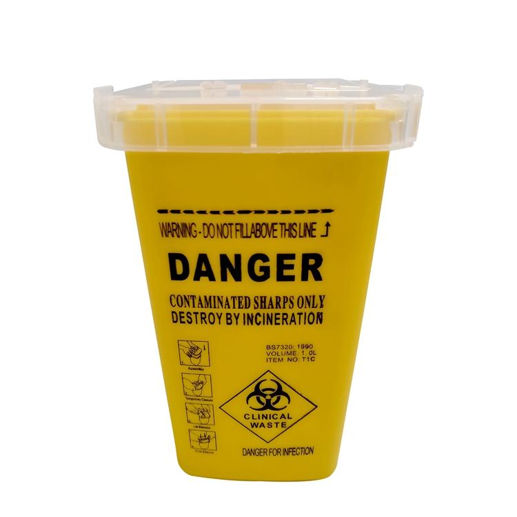 Plastic safety Sharps Waste Container BL-359