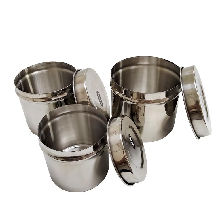 3 Sizes Permanent Makeup Stainless Steel Canisters BL-355